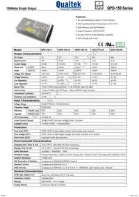 QPD-150-5 Datasheet Cover