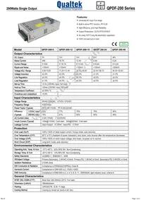 QPDF-200-24 Datasheet Cover