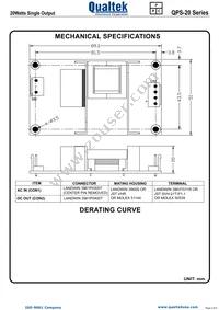 QPS-20-24 Datasheet Page 2