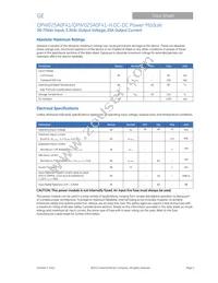 QPW025A0F641-HZ Datasheet Page 2
