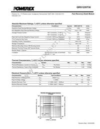 QRS1220T30 Datasheet Page 2