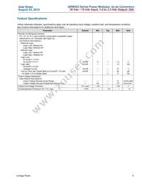 QRW025A0M641-HZ Datasheet Page 4