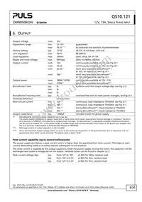 QS10.121-A1 Datasheet Page 6