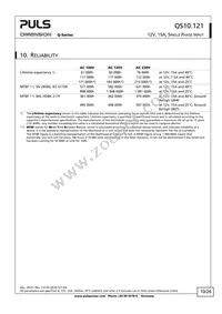 QS10.121-A1 Datasheet Page 10