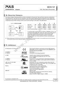 QS10.121-A1 Datasheet Page 16