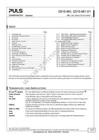 QS10.481 Datasheet Page 2
