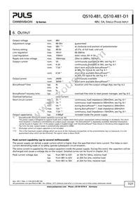 QS10.481-D1 Datasheet Page 7