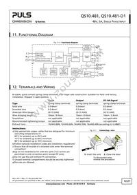 QS10.481-D1 Datasheet Page 12