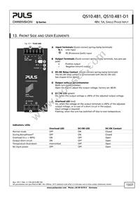 QS10.481-D1 Datasheet Page 13