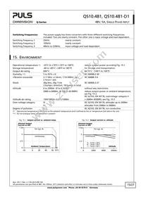 QS10.481-D1 Datasheet Page 15