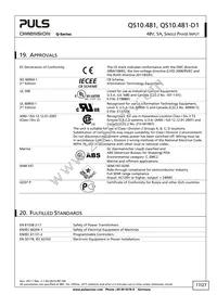 QS10.481-D1 Datasheet Page 17