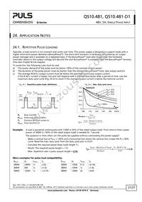 QS10.481-D1 Datasheet Page 21