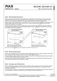 QS10.481-D1 Datasheet Page 22