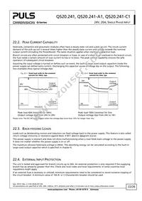 QS20.241-A1 Datasheet Page 22