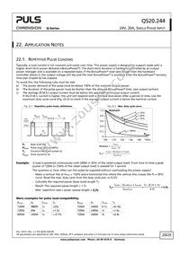 QS20.244 Datasheet Page 20