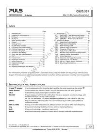 QS20.361 Datasheet Page 2