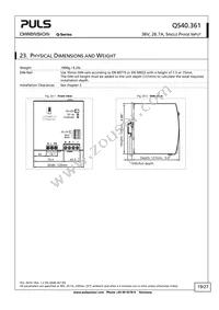 QS40.361 Datasheet Page 19