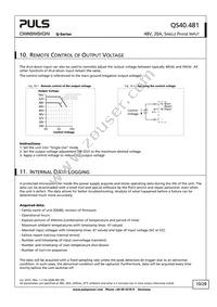 QS40.481 Datasheet Page 10