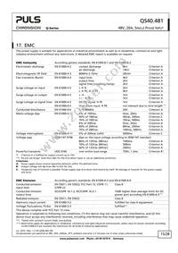 QS40.481 Datasheet Page 15