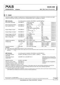 QS40.484 Datasheet Page 15