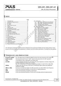 QS5.241 Datasheet Page 2