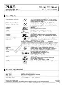 QS5.241 Datasheet Page 16