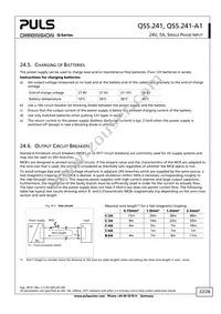 QS5.241 Datasheet Page 22