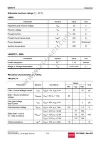 QS5U13TR Datasheet Page 2