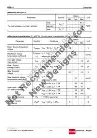 QS8J11TCR Datasheet Page 2