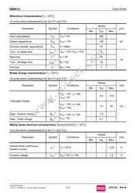 QS8K13TCR Datasheet Page 3