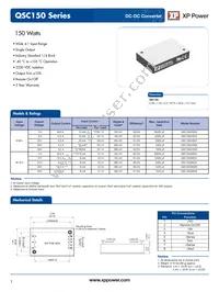 QSC15024S12 Datasheet Cover