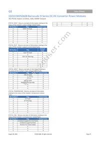 QSDW050A0B641-PHZ Datasheet Page 20