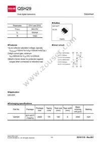 QSH29TR Datasheet Cover