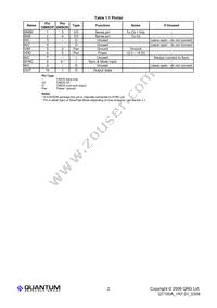 QT100A-ISMG Datasheet Page 2