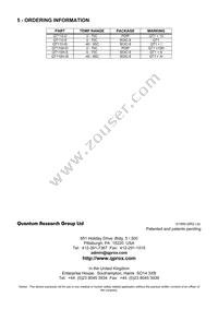 QT110-S Datasheet Page 13