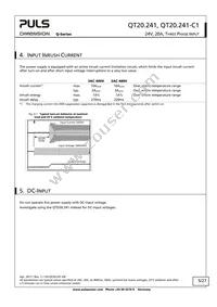 QT20.241-C1 Datasheet Page 5