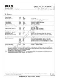 QT20.241-C1 Datasheet Page 6