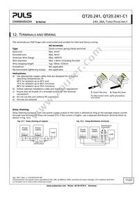 QT20.241-C1 Datasheet Page 11