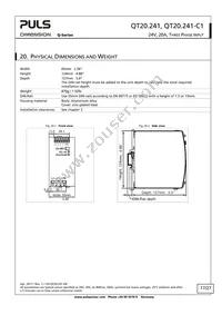 QT20.241-C1 Datasheet Page 17