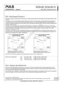 QT20.241-C1 Datasheet Page 22