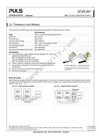 QT20.361 Datasheet Page 11