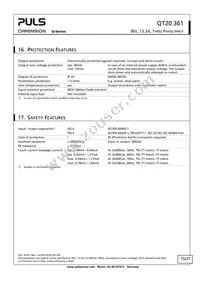 QT20.361 Datasheet Page 15