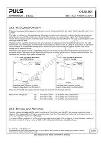 QT20.361 Datasheet Page 22