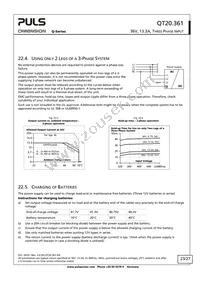 QT20.361 Datasheet Page 23