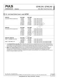 QT40.242 Datasheet Page 12