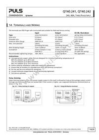 QT40.242 Datasheet Page 14