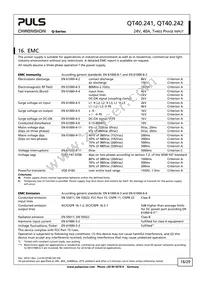 QT40.242 Datasheet Page 16