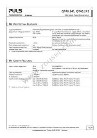 QT40.242 Datasheet Page 18