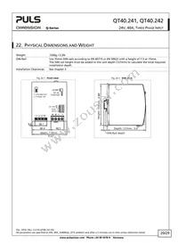 QT40.242 Datasheet Page 20