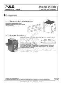 QT40.242 Datasheet Page 21